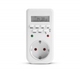 Delight Digitális kapcsolóóra - visszajelző LED-del - 250V - 16A