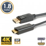 Delight DisplayPort - HDMI kábel - 1.4 - 4K - 1,8 m (20334)