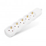 Delight Elosztó 5-ös - szerelhető, kábel nélkül 16A fehér.