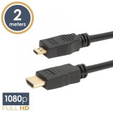 Delight HDMI kábel HDMI M - micro HDMI M 2m Black 20317