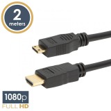 Delight HDMI kábel HDMI M - mini HDMI M 2m Black 20318