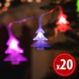 Delight LED fényfüzér - színes fenyőfa - 20 LED - 2,3 méter
