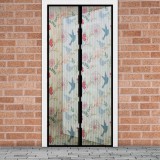 Delight Szúnyogháló függöny ajtóra - mágneses - 100 x 210 cm - madár mintás