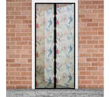 Delight Szúnyogháló függöny ajtóra -mágneses- 100 x 210 cm - madár mintás