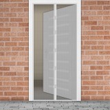 Delight Szúnyogháló függöny ajtóra mágneses, fehér