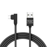 Delight USB-C töltőkábel 2m, fekete (55444C-BK) (55444C-BK) - Adatkábel