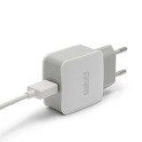 Delight USB Hálózati adapter 1xUSB fehér