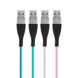 Delight USB Type-C adatkábel szilikon bevonat 1m (több szín) (55436)