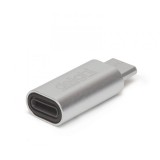 Delight USB Type-C - iPhone Lightning adapter Silver 55448B