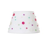 DELISA 25/16 lámpaernyő fehér gombok max. 28W