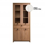 Délity Bútor Farmer MR-2Ü vitrin - világos monaco tölgy