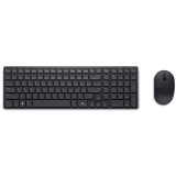 Dell Pro Compact Silent KM555 vezeték nélküli billentyűzet és egér (HU, fekete)