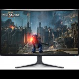 DELL SNP DELL Alienware Ívelt Monitor 31,6" AW3225QF, QD OLED 3840x2160, 16:9, 1m:1, 1000cd, 0,03ms, DP, HDMI, szürke (210-BLLV)