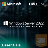 DELL SRV DELL EMC szerver SW - ROK Windows Server 2022 ENG, Essentials Edition, 25 CAL, 64bit OS.