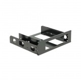 Delock 18267 5.25" - 3.5" HDD beépítő keret - Fekete (18267)