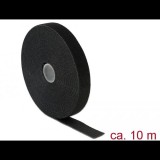 Delock 18716 tépőzáras kábelkötegelő 10m fekete (18716)