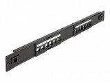 Delock 19 Keystone Patch Panel 12 portos eszközmentes (66821)