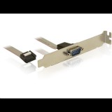 DeLock 1x Soros port hátlapi kivezetés (82768) (82768)