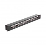 DeLock 24-port Patch Panel 1U Black (43295)