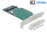 DeLock 2x M.2 NVMe bővítő kártya PCIe (89045)