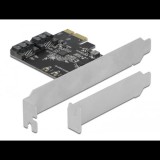 DeLock 2x SATA bővítő kártya PCI-E (90431) (DeLock 90431) - Bővítő kártyák
