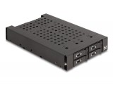Delock 3.5 Mobil állvány 4 x M.2 NVMe SSD-hez Slim SAS SFF-8654 konnektorral