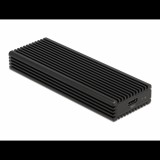 Delock 42004 M2 USB-C Külső HDD ház - Fekete (42004)