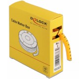 Delock 500 db. sárga kábeljelző doboz No. 9