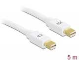 DeLOCK 5m, Displayport mini - Displayport mini Mini DisplayPort Fehér