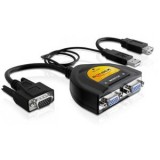 Delock 61968 2 portos VGA adat elosztó