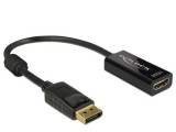 DeLOCK 62609 video átalakító kábel 0,2 M DisplayPort HDMI Fekete
