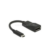 Delock 62748 USB Type-C apa - DisplayPort anya (DP váltakozó mód) 4K adapter (DL62748)
