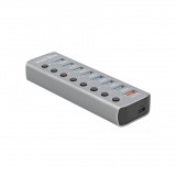Delock 63264 USB 3.2 Gen 1 Hub (7+2 port) Szürke (63264)