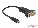 Delock 63908 adapter, USB Type-C-1 db soros DB9 RS-232
