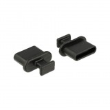 Delock 64013 USB-C kimenethez porvédő fogantyúval 10 db fekete (64013)