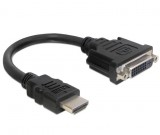DELOCK 65327 HDMI apa - DVI 24+1 anya  Adapter 20 cm