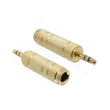 DELOCK 65360 3.5mm Jack apa - 6.35mm Jack anya átalakító