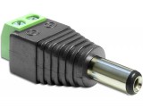 Delock 65396 DC 5,5 x 2,1 mm-es csatlakozó - 2 tűs csatlakozóblokk adapter