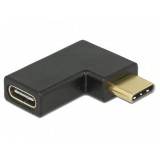 DeLOCK 65915 1 x USB Type-C Male 1 x USB 3.1 Gen 2 Type-C™ female Fekete csatlakozó átalakító