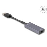 DeLOCK 66247 RJ-45 USB A Szürke csatlakozó átalakító