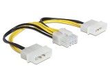 Delock 8 tűs EPS - 2x4 tűs molex, 0,15m (83410)