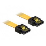 Delock 82476 SATA egyenes/egyenes 20cm sárga összekötő kábel (DL82476)