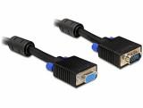 DeLOCK 82568 15m VGA Cable VGA (D-Sub) Fekete VGA kábel