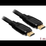 DeLock 82669 High Speed HDMI-A Ethernet lapos kábel apa-apa 1m (82669) - HDMI
