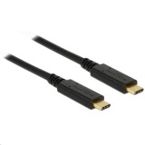 Delock 83661 USB 3.1 Gen 2 (10 Gbps) Type-C összekötő kábel, 1m, 3A, E-Marker (83661)