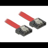 DeLock 83833 SATA Flexi kábel 20 cm piros (83833) - SATA kábelek
