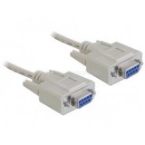 Delock 84077 9pin anya/anya 1,8m null modem soros kábel (DL84077)