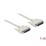 DeLOCK 84172 soros kábel Bézs 1 M D-Sub 25 Pin
