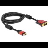 Delock 84343 HDMI apa -> DVI apa átalakító kábel 3m (84343)