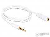 Delock 84480 audio sztereo Jack 3.5 mm apa-anya iPho 4 pin kábel, 1 m